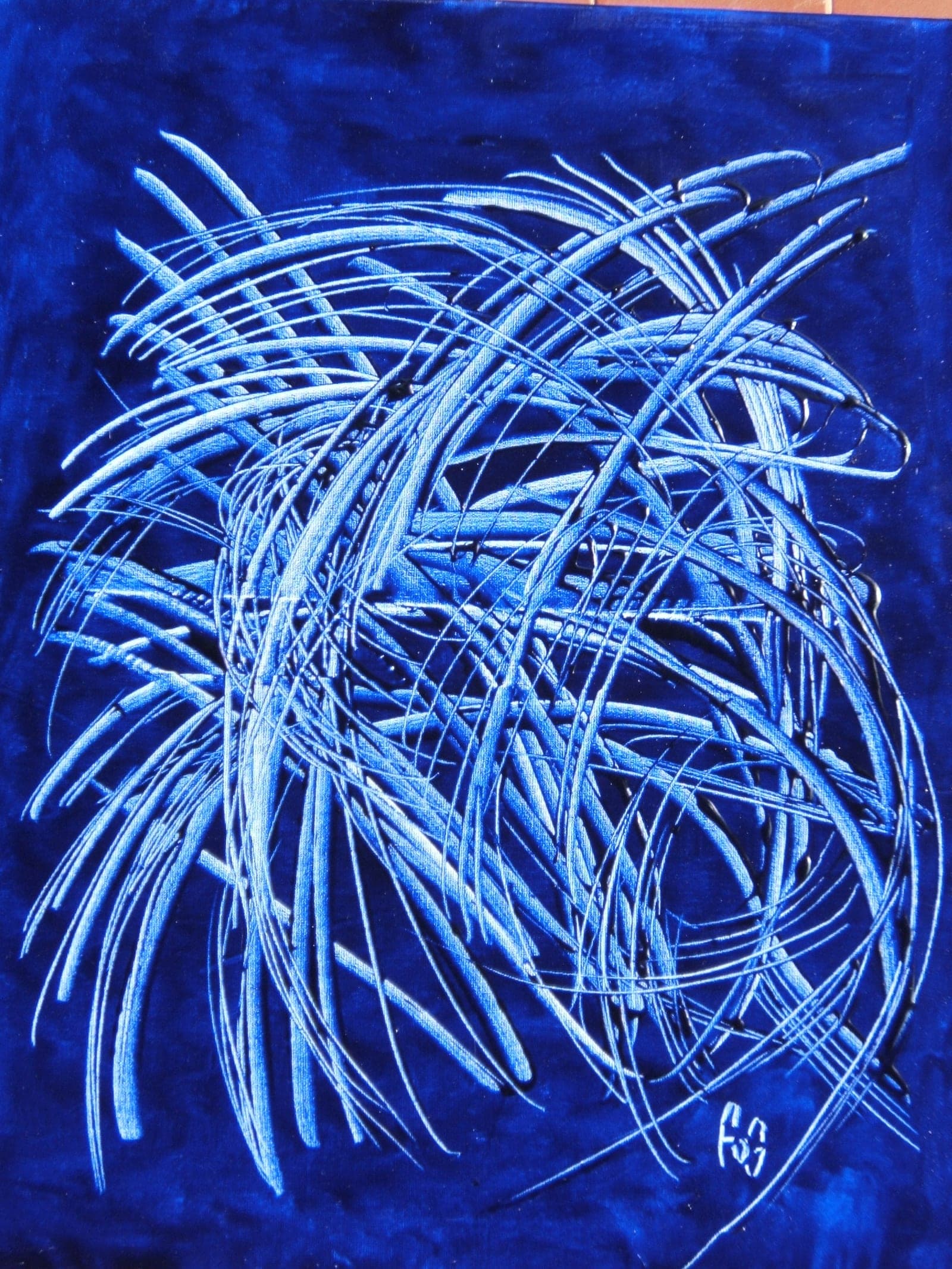 Griffes, Huile sur toile