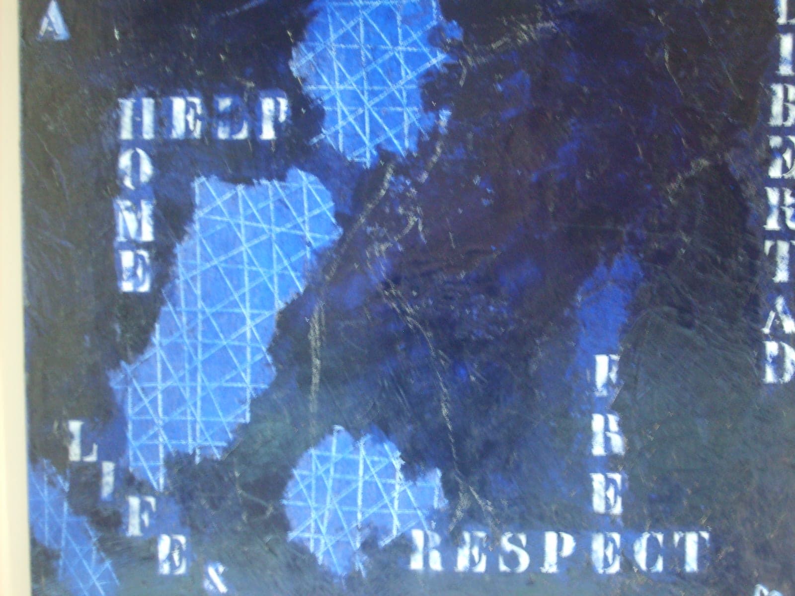 Liberté, Respect, Huile sur toile