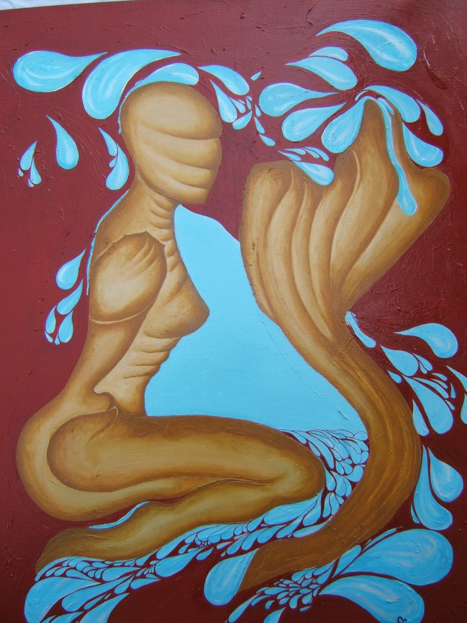 Sirena, Huile sur toile