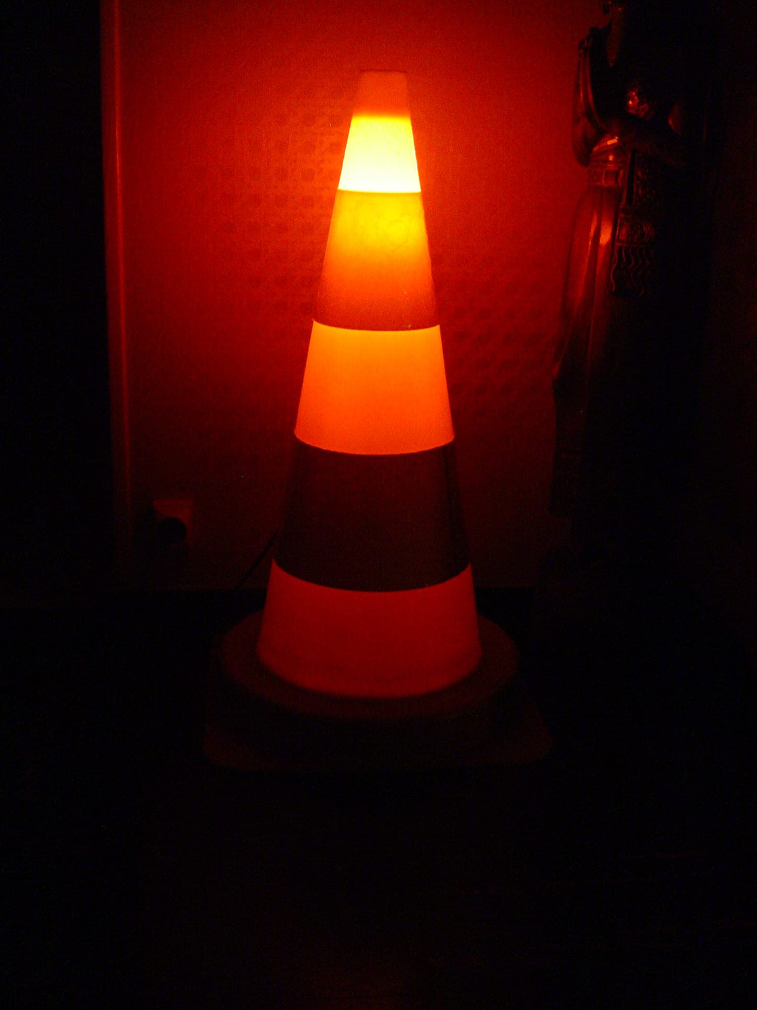 Lampe cône de signalisation, Cône de chantier + ampoule