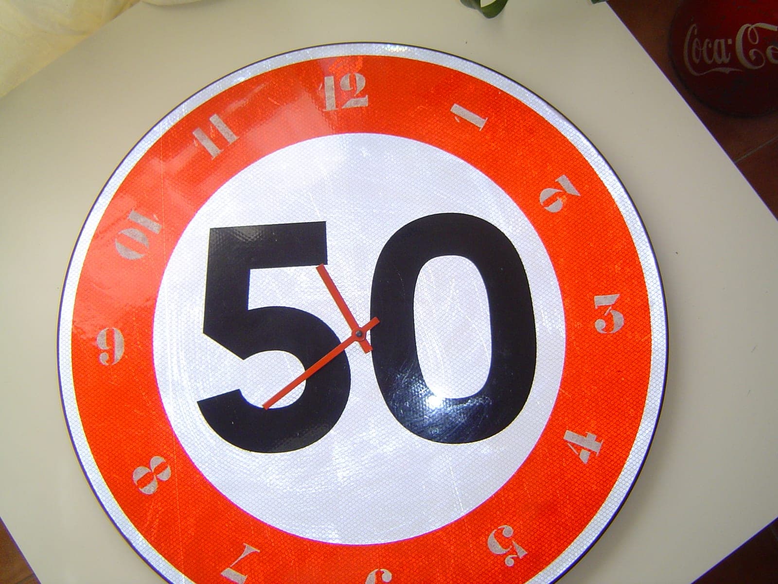 Pendule 50, Panneau 50 + horloge