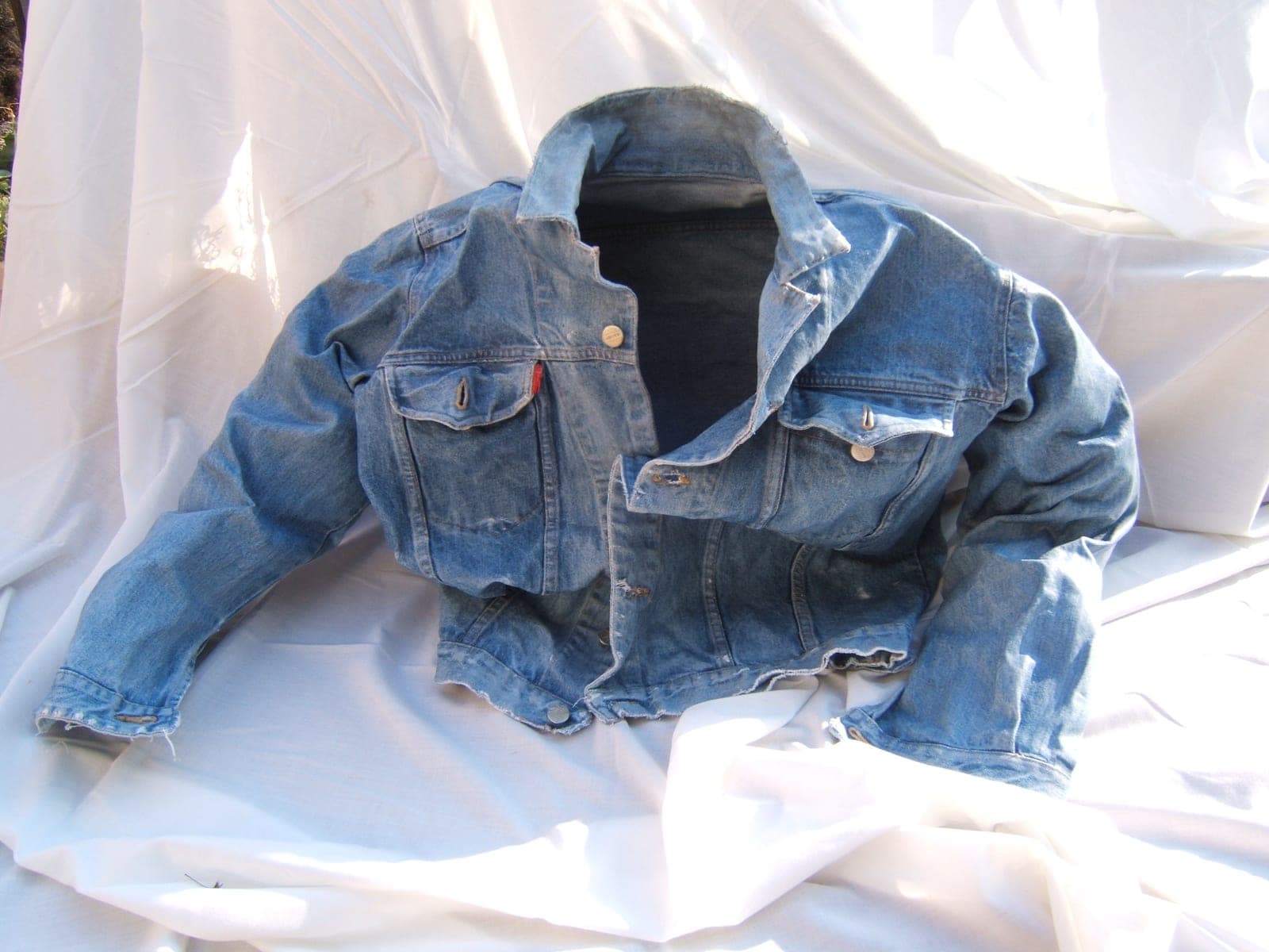 Veste Levi's stratifiée, Veste denim Levi's stratifiée autoportante